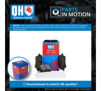 Quinton Hazell Brake Pad Set - 4 OEM Quality Direct Fit Replacement Brake Pads for Single Axle - Front - BP1412