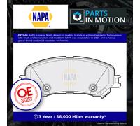 Brake Pads Set fits RENAULT CAPTUR Mk2 1.3 Front 2020 on H5H490 NAPA 410606124R