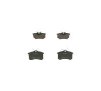 Brake Pads Set fits RENAULT CLIO KR, Mk3, Mk4 Rear 05 to 19 Bosch 1607083280 New