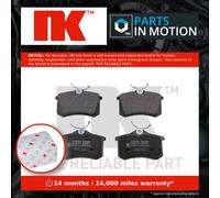 Brake Pads Set fits VW SCIROCCO Mk3 Rear 1.4 2.0 2.0D 08 to 17 NK 1E0698451D New