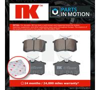 Brake Pads Set fits RENAULT CLIO KR, Mk3, Mk4 Rear 2005 on NK 410606678R Quality