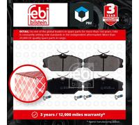 Brake Pads Set fits RENAULT MEGANE JA0J, Mk1 1.9D Front 99 to 03 410604441R Febi