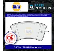 Brake Pads Set Front NBP1407 NAPA 4154210310 4154210610 4154300022 A4154210310