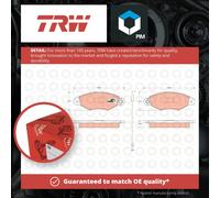 TRW Front Brake Pad Set for Renault Kangoo 16V Bivalent 1.6 June 2005 to Present