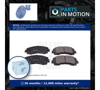 Brake Pads Set fits RENAULT KOLEOS MK2 1.7D Front 2019 on R9N401 Blue Print New