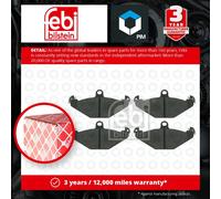 FEBI BILSTEIN 16403 Brake pad set