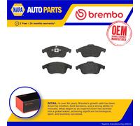 Brake Pads Set fits RENAULT LATITUDE L70 2.5 Front 2011 on 2ZV604 Brembo Quality