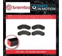 Brembo Brake Pad Set PA6017 (P A6 017) Front/Rear - Fits Iveco Daily