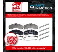 Brake pads Front Axle 116193 FEBI BILSTEIN for RENAULT TRUCKS
