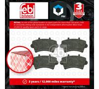 Brake Pads Set fits OPEL MOVANO FD, JD 2.5D Front 1998 on 009110993 1605210 Febi