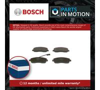 Brake Pads Set fits RENAULT MASTER Mk3 2.3D Front 2010 on Bosch 410601061R New