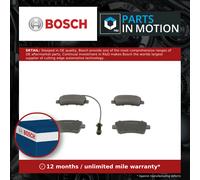 Genuine BOSCH Rear Brake Pad Set for Vauxhall Movano CDTi RWD 2.3 (01/17-11/19)