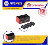 Brake Pads Set fits RENAULT MASTER Mk3 2.3D Rear 2010 on Brembo 440600264R New