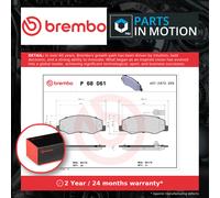 Brake Pads Set fits RENAULT MASTER Mk3 2.3D Rear 2010 on Brembo 440600866R New