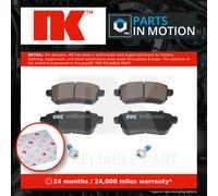 Brake Pads Set fits RENAULT MEGANE CC, Mk3, Mk4 1.5D Rear 2008 on NK 440601416R