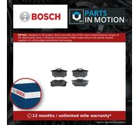 Bosch Brake Pad Set 0 986 494 387 - Rear Axle, ECE-R90, Copper-Free, Set of 4