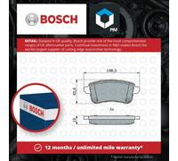 BOSCH 0 986 494 978 Brake pad set