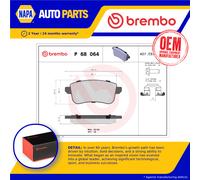Brake Pads Set fits RENAULT TALISMAN 2.0D Rear 19 to 22 M9R650 Brembo 440602652R