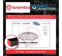Brake Pads Set fits RENAULT TRAFIC Mk2 2.0D Front 2006 on Brembo 6024371662 New