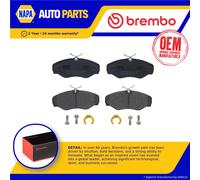 Brake Pads Set fits RENAULT TRAFIC Mk2 2.5D Front 2001 on Brembo 6024371662 New