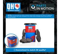 Quinton Hazell Brake Pad Set - 4 OEM Quality Direct Fit Replacement Brake Pads for Single Axle - Front - BP1305