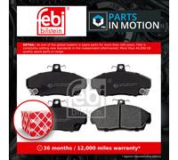 Brake Pads Set fits ROVER 213 XH 1.3 Front 85 to 89 EV2 GBP90315AF GBP90324AF