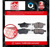 Front Brake Pads ZT Set Kit Fits MG SFP 100511 Febi 16354