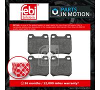 Brake Pads Set fits VAUXHALL VECTRA B Rear 95 to 03 009192125 1605005 4836987