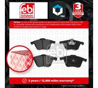 Febi Bilstein 116212 Disc Brake Brake Pad Set Fits Ford Mazda Opel Saab