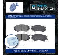 Brake Pads Set fits SAAB 9-5 YS3G Front 1.6 2.0 2.8 2.0D 10 to 12 Blue Print New