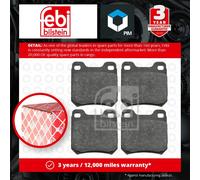 Brake Pads Set fits VAUXHALL SENATOR Mk2 Rear 2.6 3.0 87 to 93 009192125 1605005
