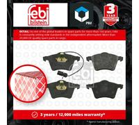 Brake Pads Set fits VW TRANSPORTER Mk4 Front 90 to 03 7D0698151A 7M3698151B Febi