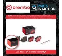 Brake Pads Set fits SEAT LEON 1.0 Rear 15 to 20 Brembo 2K5698451A L5QD698451B