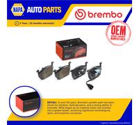 Brake Pads Set fits SEAT LEON 1.2 Front 12 to 20 Brembo 5Q0698151C JZW698151AS