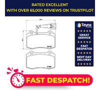 Brake Pads Set fits SEAT LEON 1M1 1.8 Front 02 to 06 Brembo 1ML698151 Quality