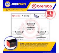 Brake Pads Set fits SEAT LEON 1M1, 1P1 Front 99 to 12 Brembo 180698151A Quality
