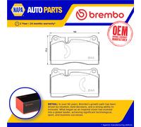Brake Pads Set fits SEAT LEON 2.0 Front 2013 on Brembo 8J0698151M Quality New