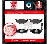 Brake Pads Set fits VW POLO 9N 1.2 Front 02 to 07 6Q0698151B VOLKSWAGEN Febi New
