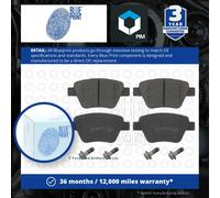 Brake Pads Set fits SKODA YETI 5L 2.0D Rear 09 to 17 Blue Print 2K5698451 New