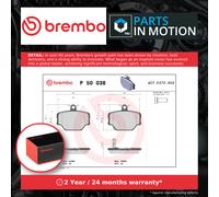 Brembo Brake Pads Front With Caliper Screws Fits Smart Cabrio City-Coupe Fortwo