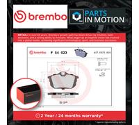 Brake Pads Set fits SMART FORFOUR 1.5 Rear 04 to 06 Brembo 4544201020 Quality