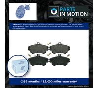Brake Pads Set fits VOLVO S40 Mk1 2.0 Front 98 to 03 B4204T3 Blue Print 30623259