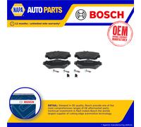 Brake Pads Set fits SMART FORFOUR 454.034 1.5 Front 05 to 06 M122.950 Bosch New