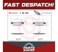 Brake Pads Set fits SMART FORTWO 9 Front 2014 on M281.910 Brembo 4534200700 New