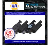 Brake Pads Set fits SMART FORTWO Front 9 1.0 2013 on NAPA 4534210100 A4534210100