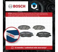 0986 494 227 Front Brake Pad Set 4x Pads Acoustic Wear Indicator Braking Bosch