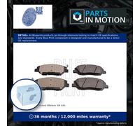 Brake Pads Set fits SSANGYONG KORANDO CK 2.0D Front 2010 on Blue Print Quality