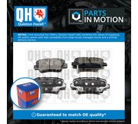 Quinton Hazell Brake Pad Set - 4 OEM Quality Direct Fit Replacement Brake Pads for Single Axle - Rear - BP1777