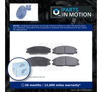BluePrint Brake Pad Set - Front - fits Hyundai Santa FE l - Ssangyong Actyon l