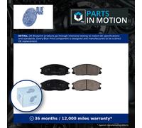 Brake Pad set ADG04231 by Blue Print Front Axle - Single set